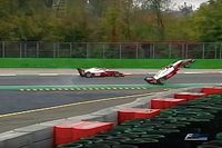 David Vidales sale volando y sufre un fuerte accidente en Monza