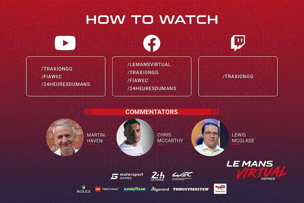 Hoe volg ik de derde ronde van de Le Mans Virtual Series?