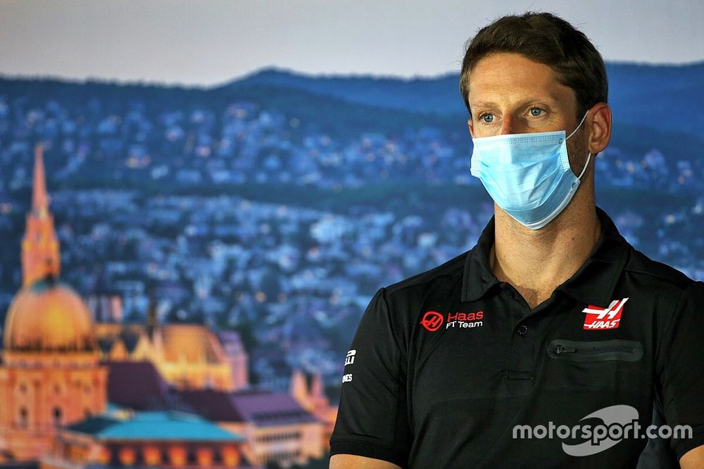 Romain Grosjean, Haas F1 en conférence de presse