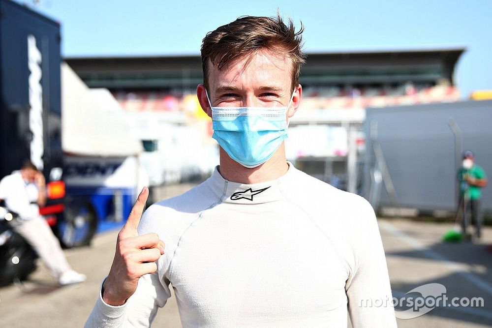 Pole sitter Callum Ilott, Uni-Virtuosi  