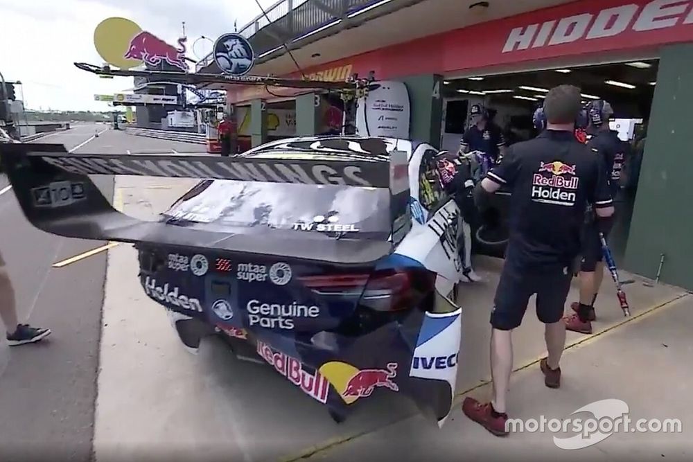 Darwin Supercars: McLaughlin tops Practice 2, Whincup crashes