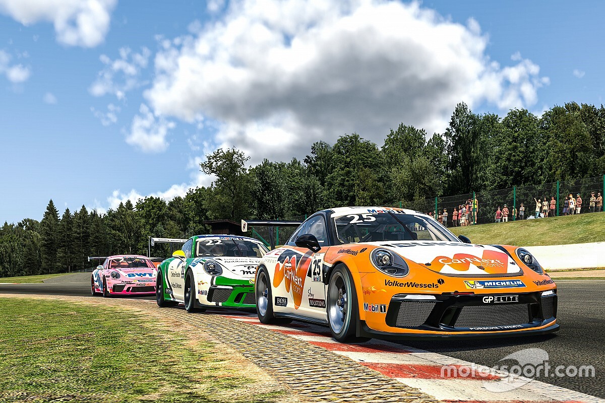 Ten Voorde moet leiding in virtuele Porsche Supercup aan Güven laten