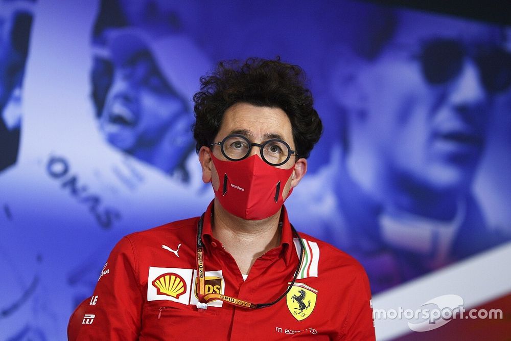 Mattia Binotto, Team Principal Ferrari, in the team principals Press Conference