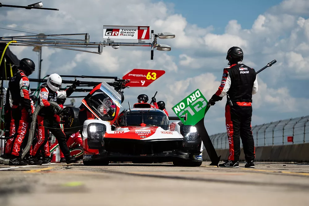 #7 Toyota Gazoo Racing Toyota GR010 - Hybrid: Mike Conway, Kamui Kobayashi, Jose Maria Lopez