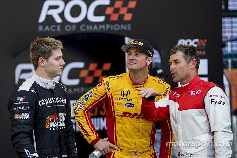 Josef Newgarden, Ryan Hunter-Reay, Tom Kristensen