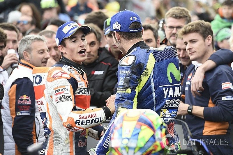Márquez, un año por delante de Rossi