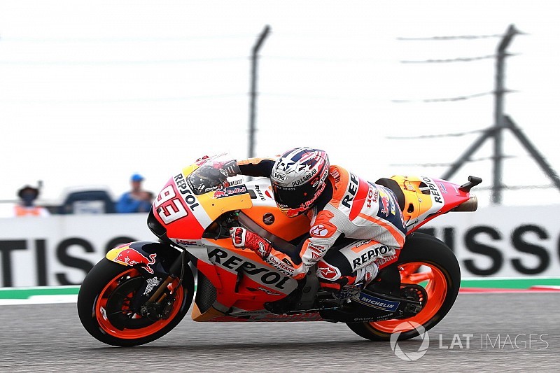 Márquez dominó el warm-up en Austin