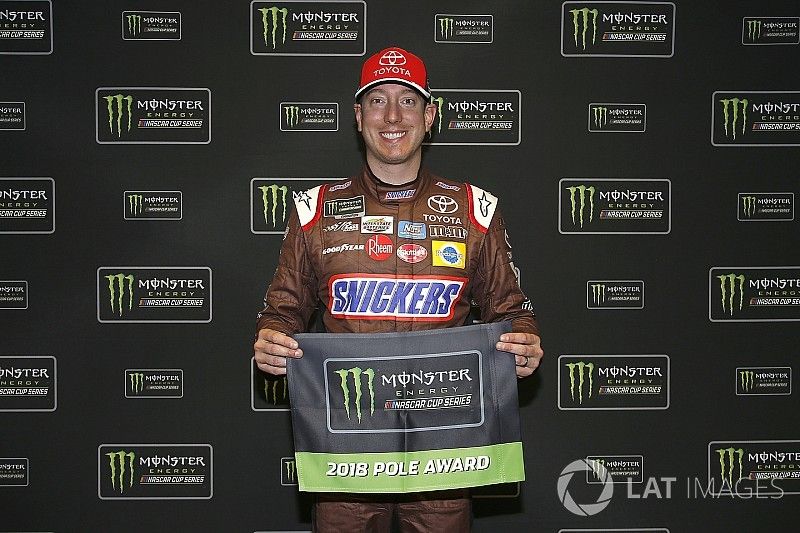 Kyle Busch edges Ryan Newman for Atlanta Cup pole