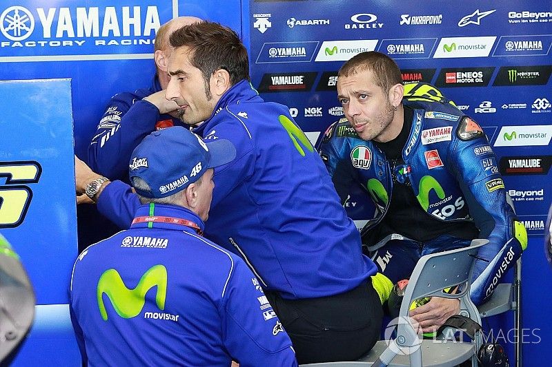Yamaha completa bajo la lluvia su última prueba del año