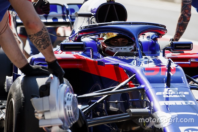 GALERI: Aksi Sean Gelael di tes F1 Hungaroring