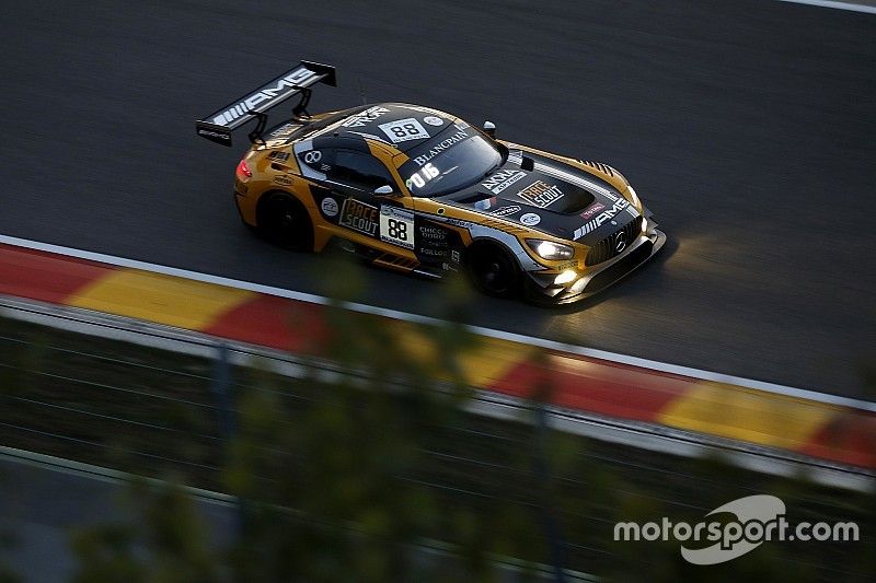 El Mercedes de Juncadella sigue 4º a 8 horas de acabar Spa