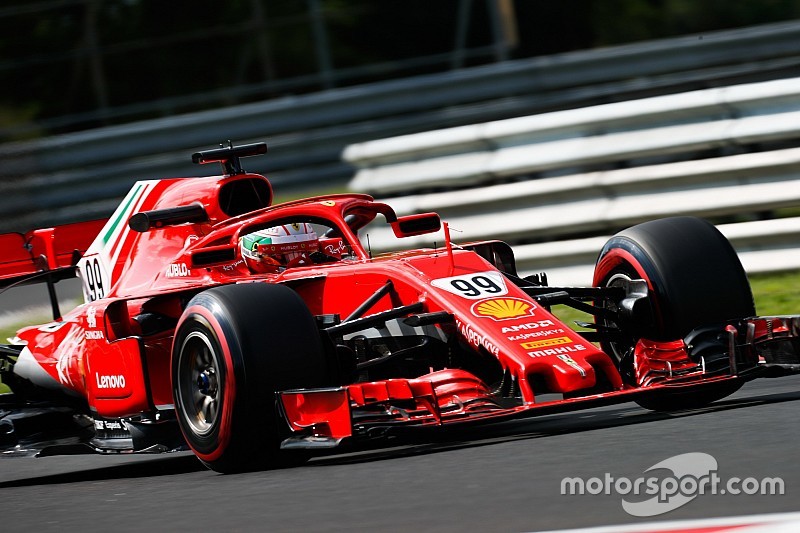 Hungaroring, J1 - Giovinazzi et Ferrari en tête à la mi-journée