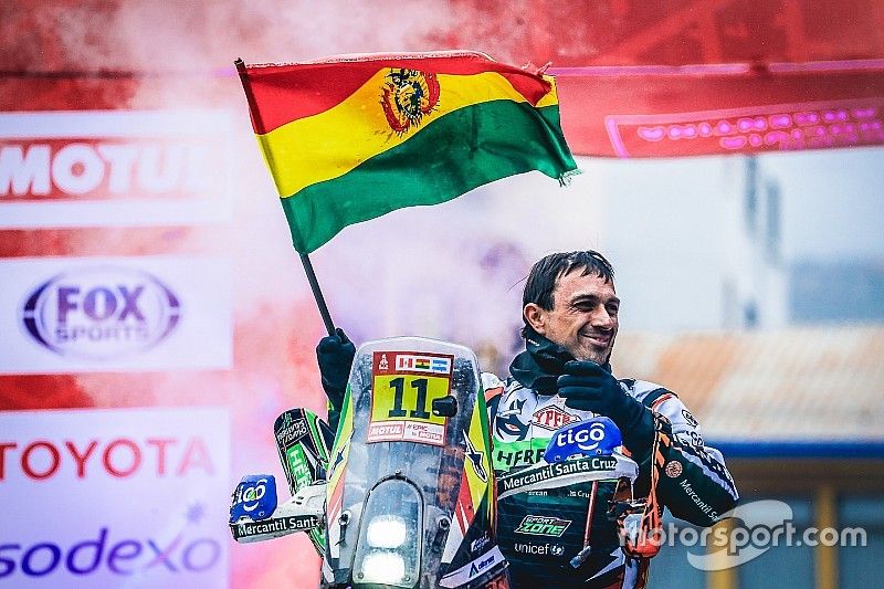 Juan Carlos Salvatierra podría quedar fuera del Dakar 2019