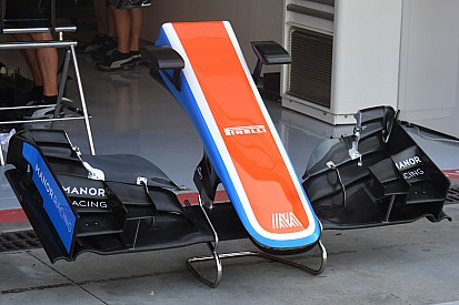 Bite-size tech: Manor MRT05 front wing
