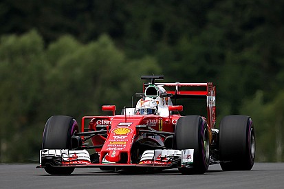 Austrian GP: Vettel leads Ferrari 1-2 as Rosberg crashes heavily