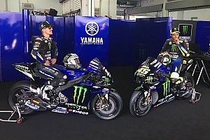 Yamaha presenta la M1 de 2020 con Viñales, Rossi y Lorenzo