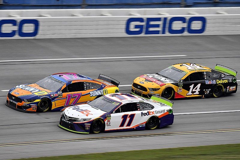 Ricky Stenhouse Jr. "bummed" not to "finish off" Talladega win