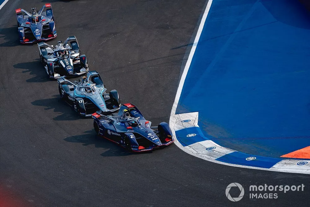 Sam Bird, Virgin Racing, Audi e-tron FE06 Nyck De Vries, Mercedes Benz EQ, EQ Silver Arrow 01, Nico M&uuml;ller, GEOX Dragon, Penske EV-4, Robin Frijns, Virgin Racing, Audi e-tron FE06 