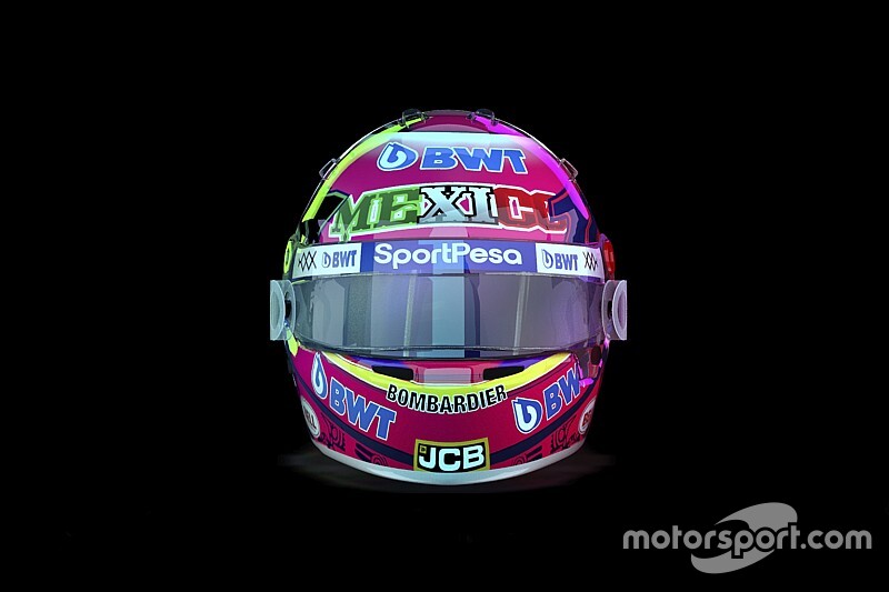 Pérez különleges F1-es sisakfestése a Mexikói Nagydíjra