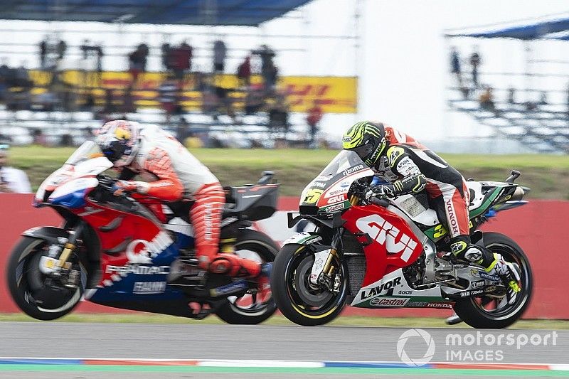 Cal Crutchlow, Team LCR Honda, Jack Miller, Pramac practica una arrancada