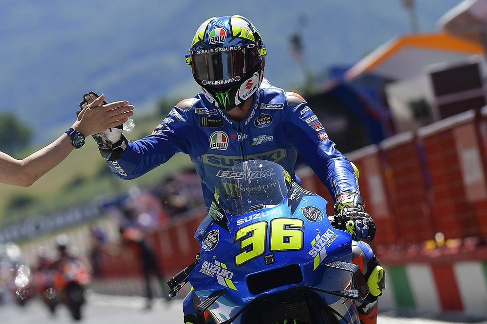 Derde plaats Joan Mir, Team Suzuki MotoGP