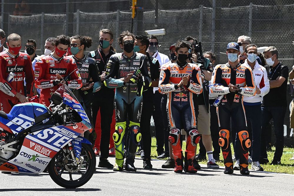Fotos: MotoGP rinde tributo a Jason Dupasquier en la carrera de Mugello