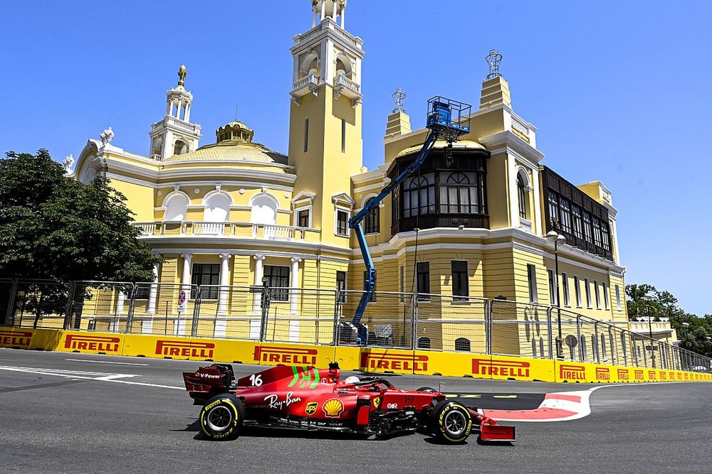 Leclerc didn't expect Azerbaijan GP F1 pole after "shit lap"