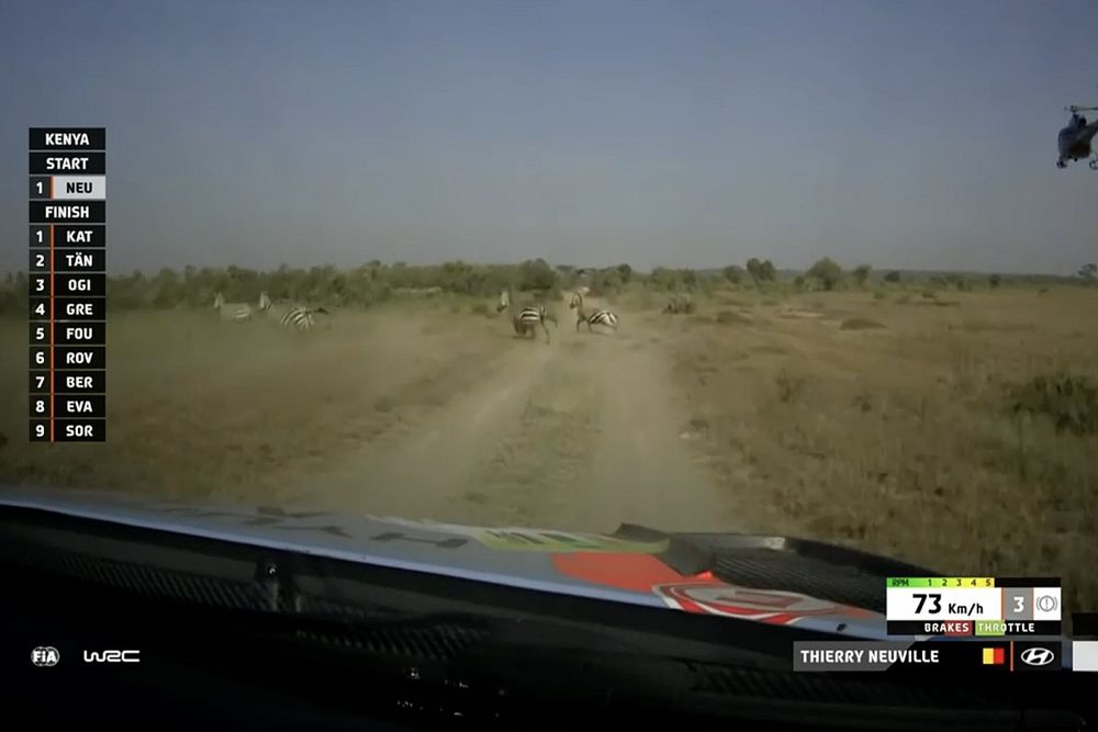Safari Rallisi: Neuville liderliğini korudu, Katsuta ikinci