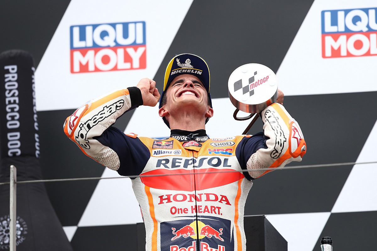MotoGPドイツ決勝:マルク・マルケス、涙の復活優勝……ザクセンリンクの”王”が帰還果たす