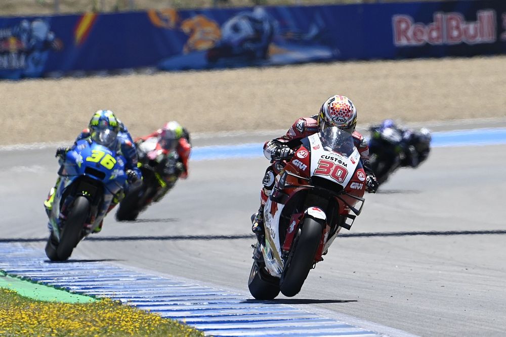 Au pied du podium, Nakagami était en pleurs après l'arrivée