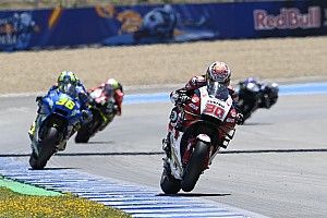 Au pied du podium, Nakagami était en pleurs après l'arrivée