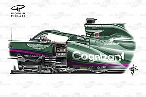 Технический анализ: пакет обновлений Aston Martin AMR21