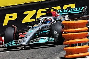 Russell “playing with fire” after Monaco Q3 barrier touch