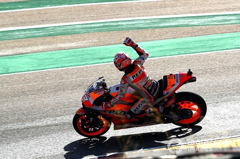Márquez, a punto de título: clasificaciones completas de MotoGP tras Aragón
