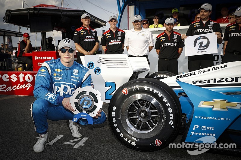 Newgarden na pole position