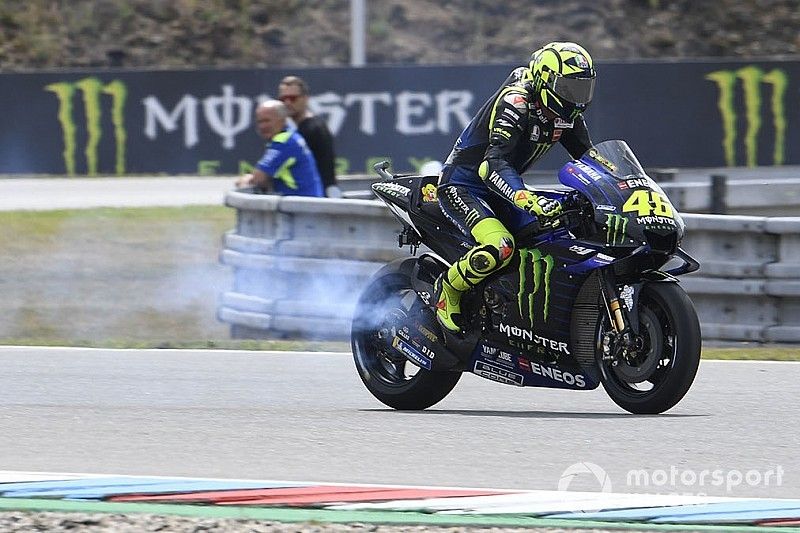 "Habe mich vergewissert": Rossi erklärt Fahrweise mit defektem Motor