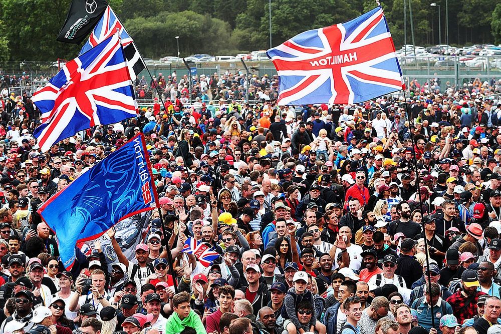 Fans at Silverstone