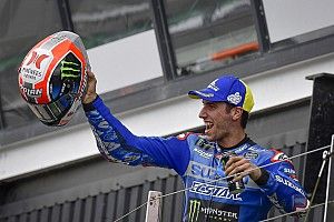 Rins has lost fear of falling after Silverstone MotoGP podium return