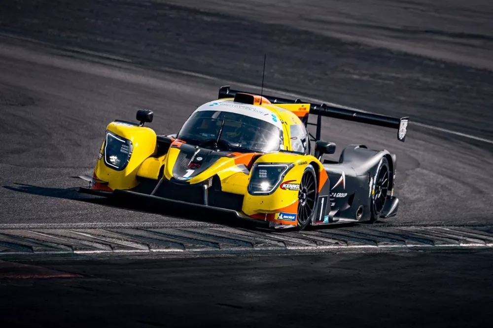 #1 Team Virage, Ligier JSP320: Georgios Kolovos, Sacha Lehmann, Axel Gnos