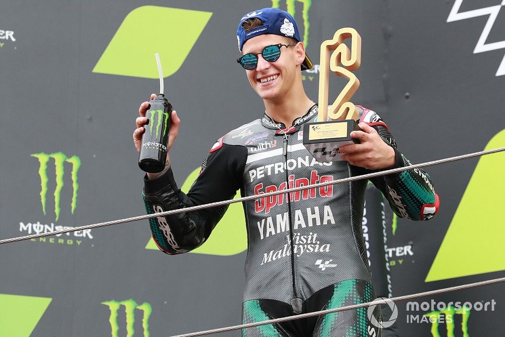 Barcelona MotoGP: Quartararo wins as Rossi, Dovizioso crash