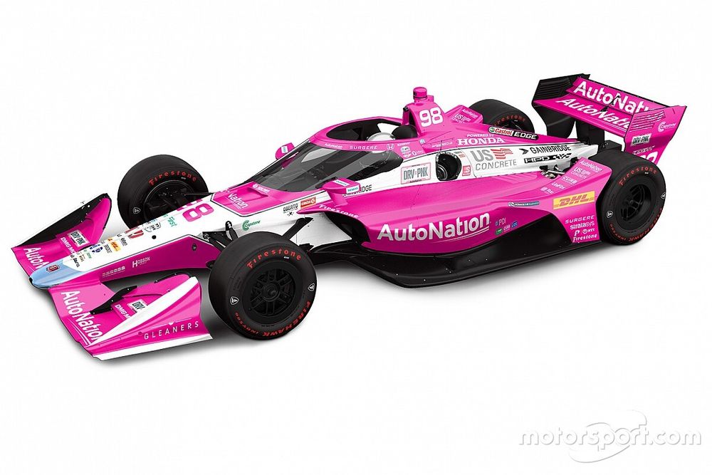 Special “Drive Pink” livery for Andretti in Harvest GP