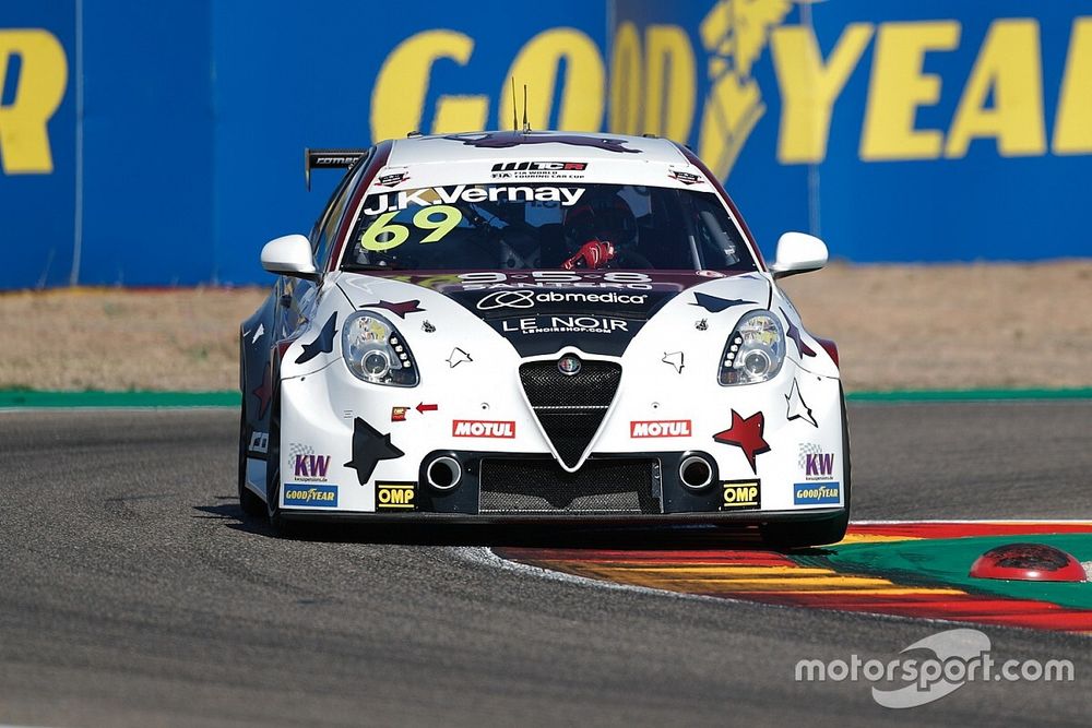 WTCR: tripudio Vernay-Alfa Romeo in Gara 1 ad Aragón