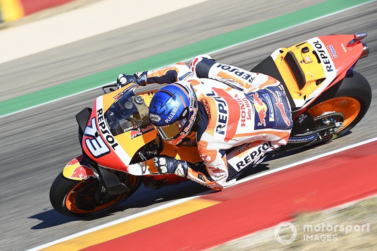 EL1 - Álex Márquez signe le meilleur temps puis chute
