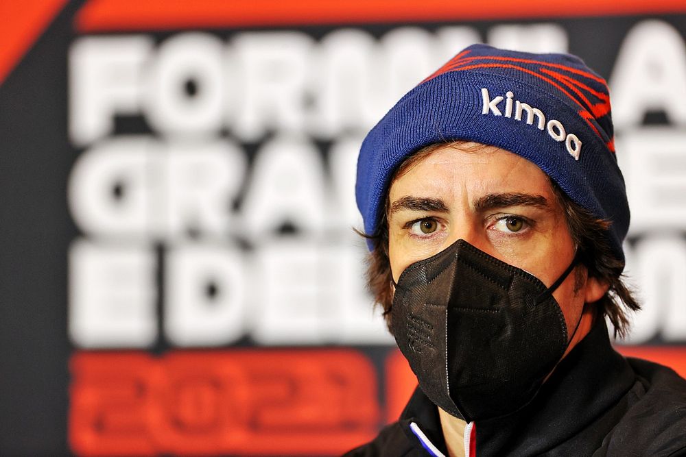 Fernando Alonso, Alpine F1 in the Press Conference