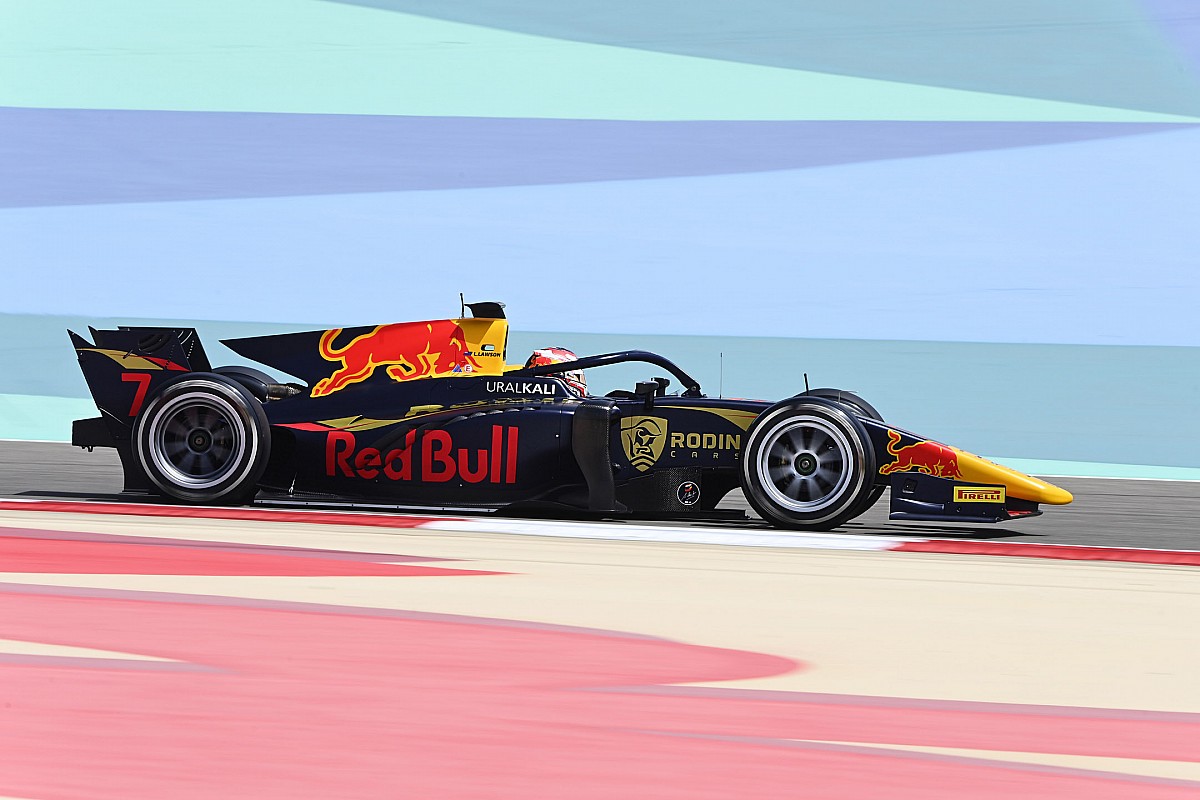 Lawson scoort knappe debuutzege in eerste Formule 2-sprintrace