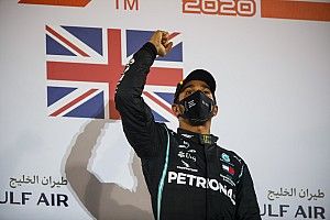 Bahrain GP: Hamilton wins as Grosjean survives horror accident