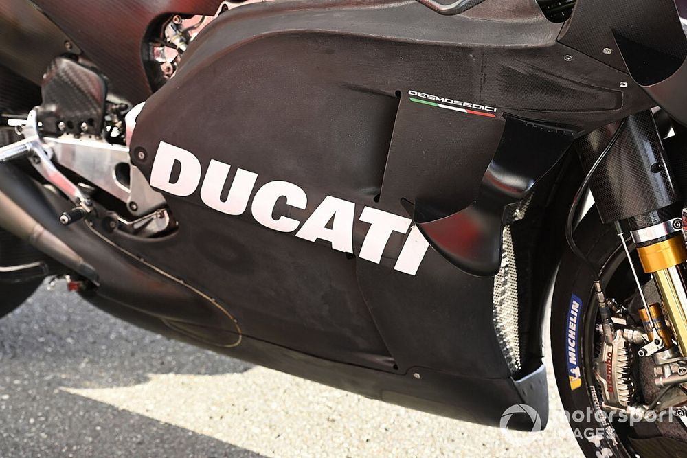 Ducati Team, dettaglio della moto