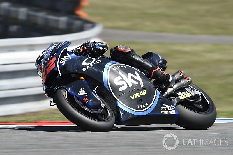 Moto2 Brno: Bagnaia voert het veld aan in derde training