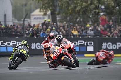 El semáforo del Gran Premio de Francia de MotoGP
