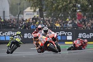 El semáforo del Gran Premio de Francia de MotoGP